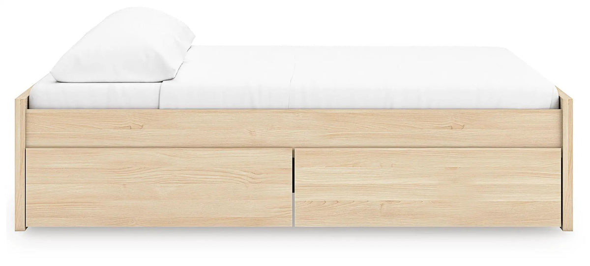 Platform Bed | Four Storage Drawers | Clean Minimal Design