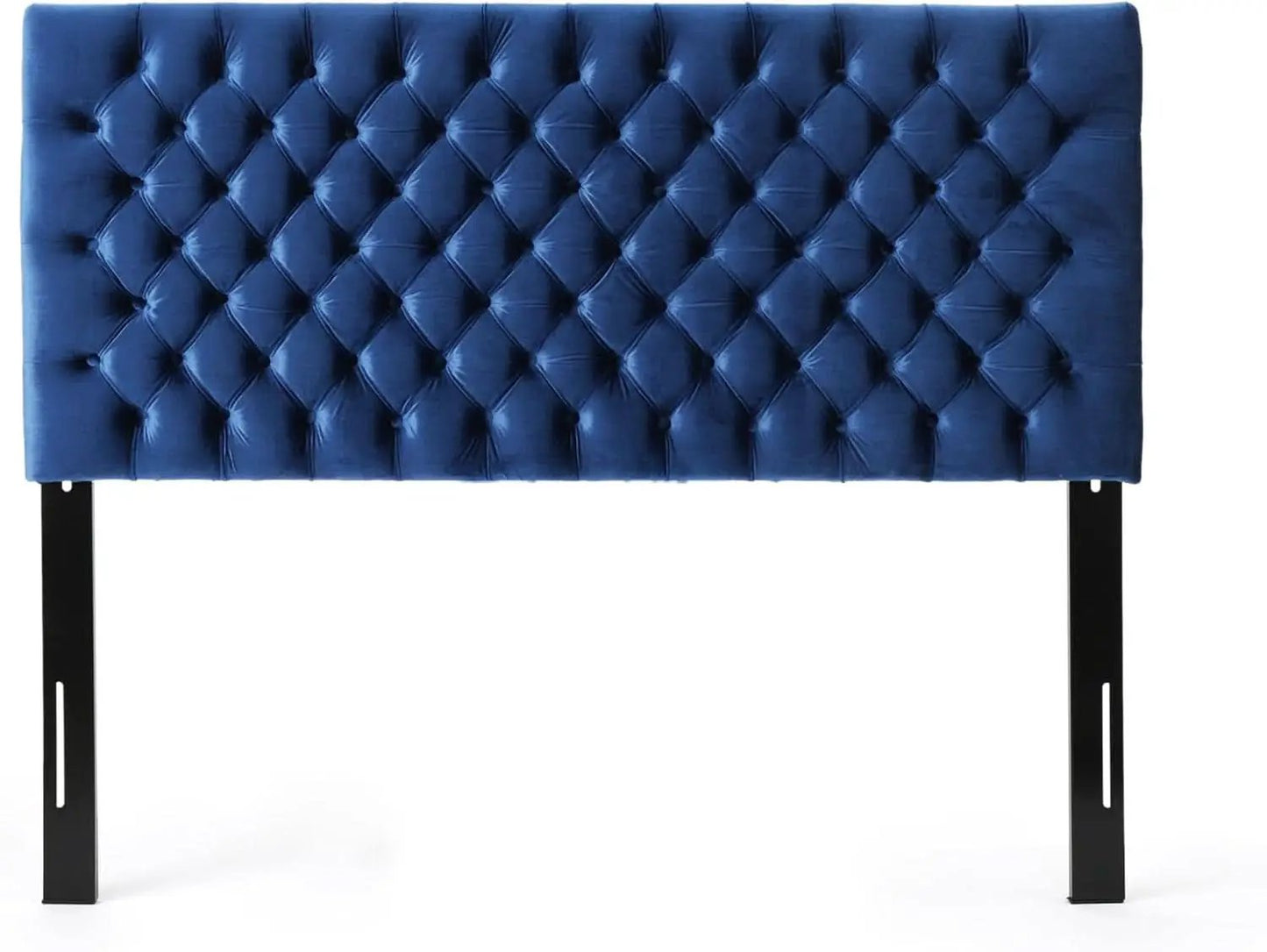 Modern Upholstered Headboard with Adjustable Height and Buttons from PriceLows™