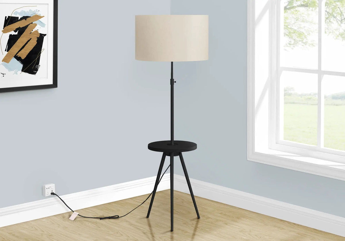 Floor Lamp Lighting | 2 Pieces | Walnut & Metal | Home