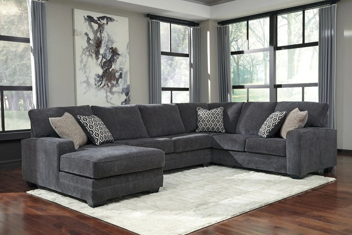 Sectional Sofa | 3 Piece Set | Left Arm Facing Corner | Deep Seat