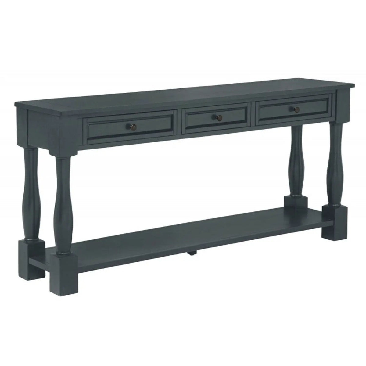 Console Table | Acacia Wood | 3 Drawers | Storage Shelf