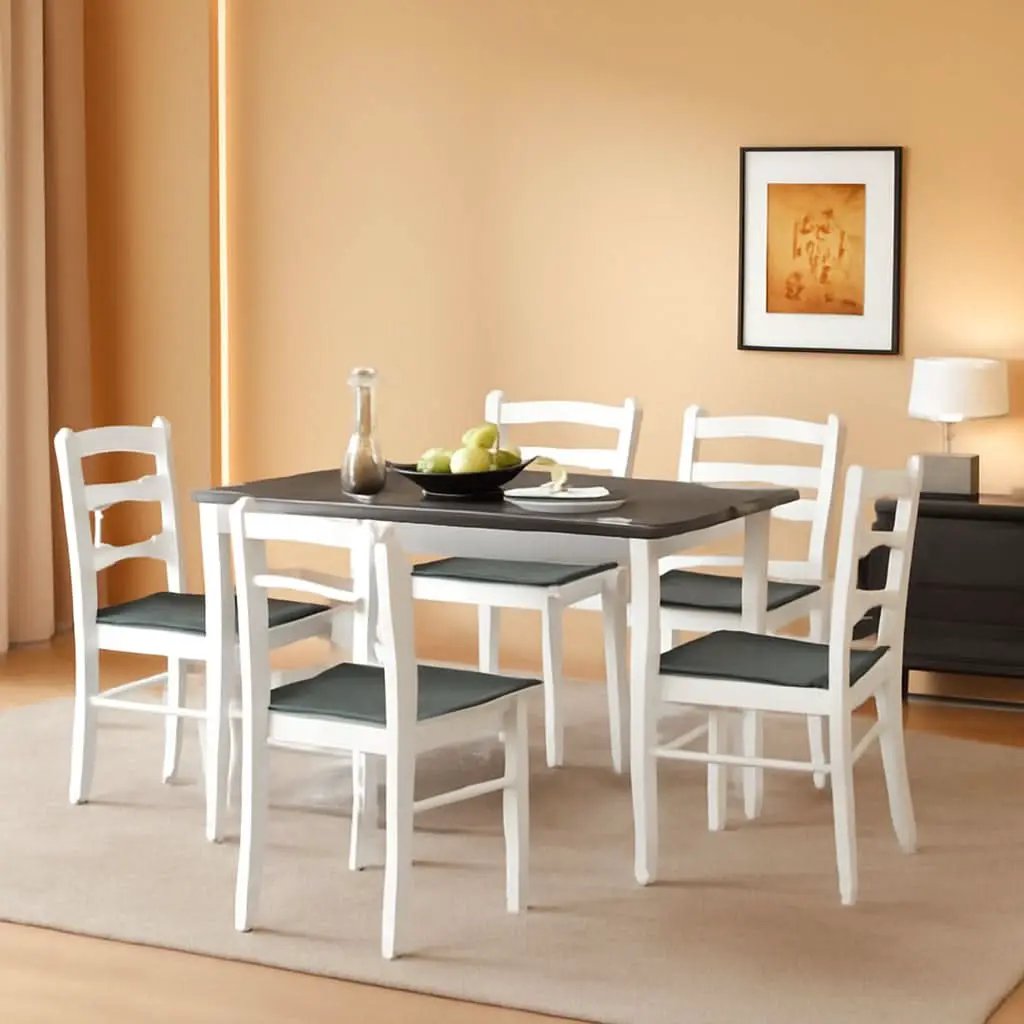 Handcrafted Solid Wood Mid Century Dinette Set Four from PriceLows™