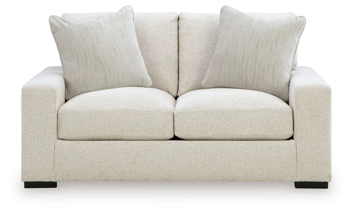 Loveseat | Transitional Design | Boucle Upholstery | Gray