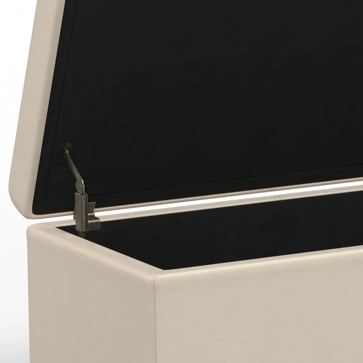 Storage Ottoman Bench | Solid Wood Frame | High Density Foam