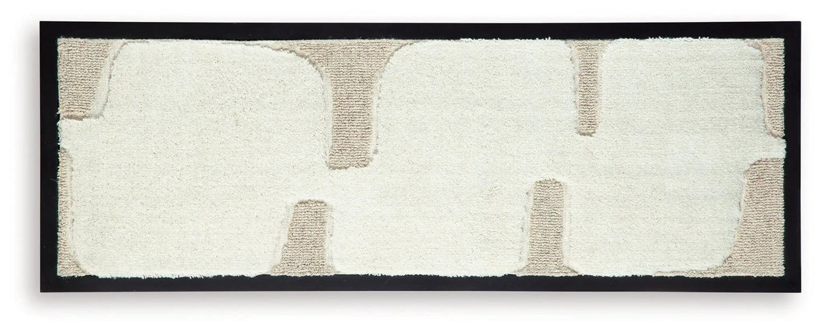 Kadworth Wall Decor | 20 x 1 x 56 in | Polyester & Wool | Taupe