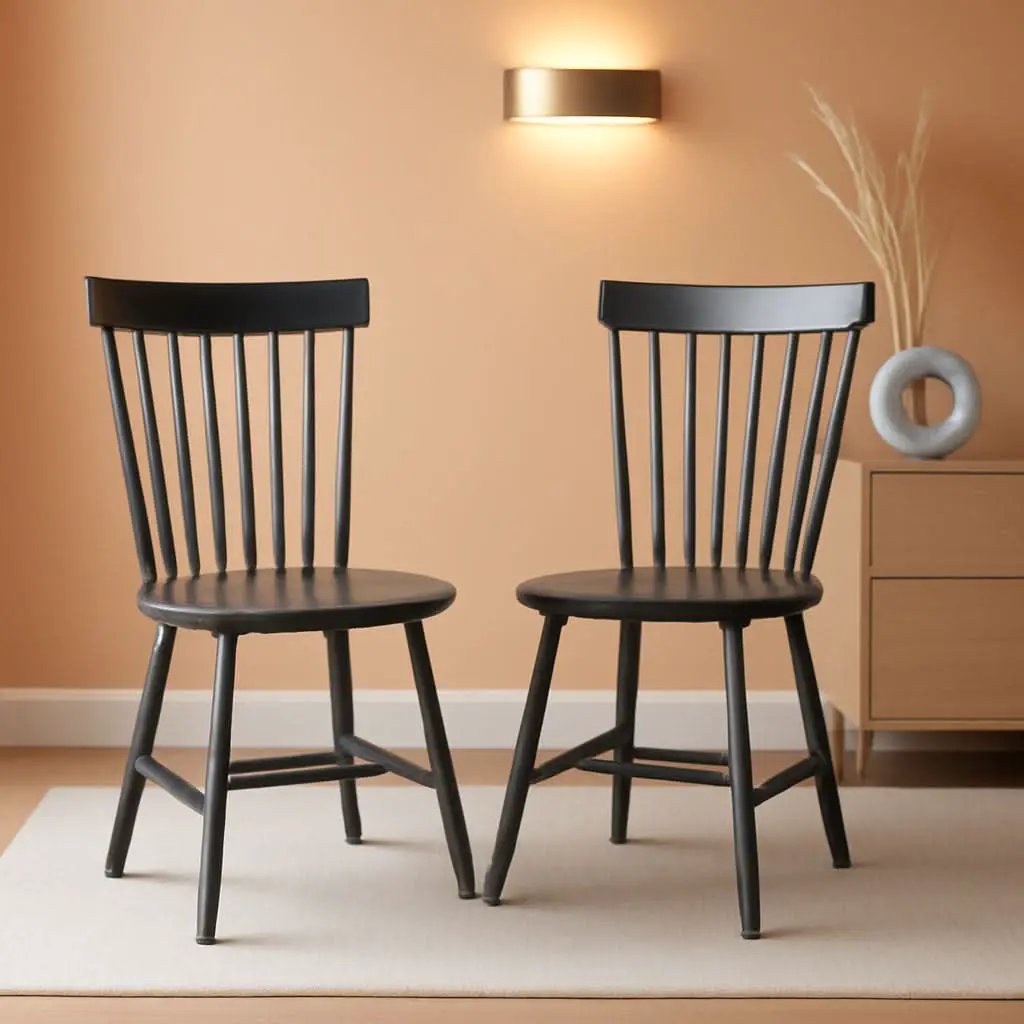 Parker Parkse Side Chair Charcoal Grey 20.5 W x 21 D Dining Chair from PriceLows™