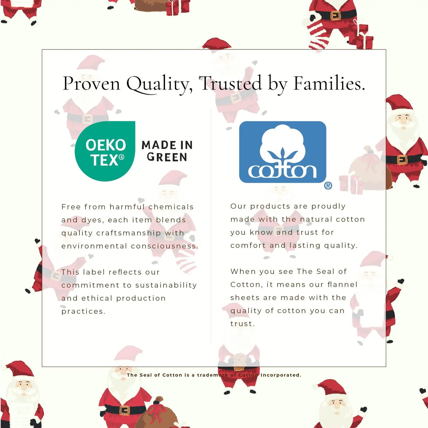 Turkish Cotton Christmas Flannel Sheet Set - Whittaker Collection from PriceLows™