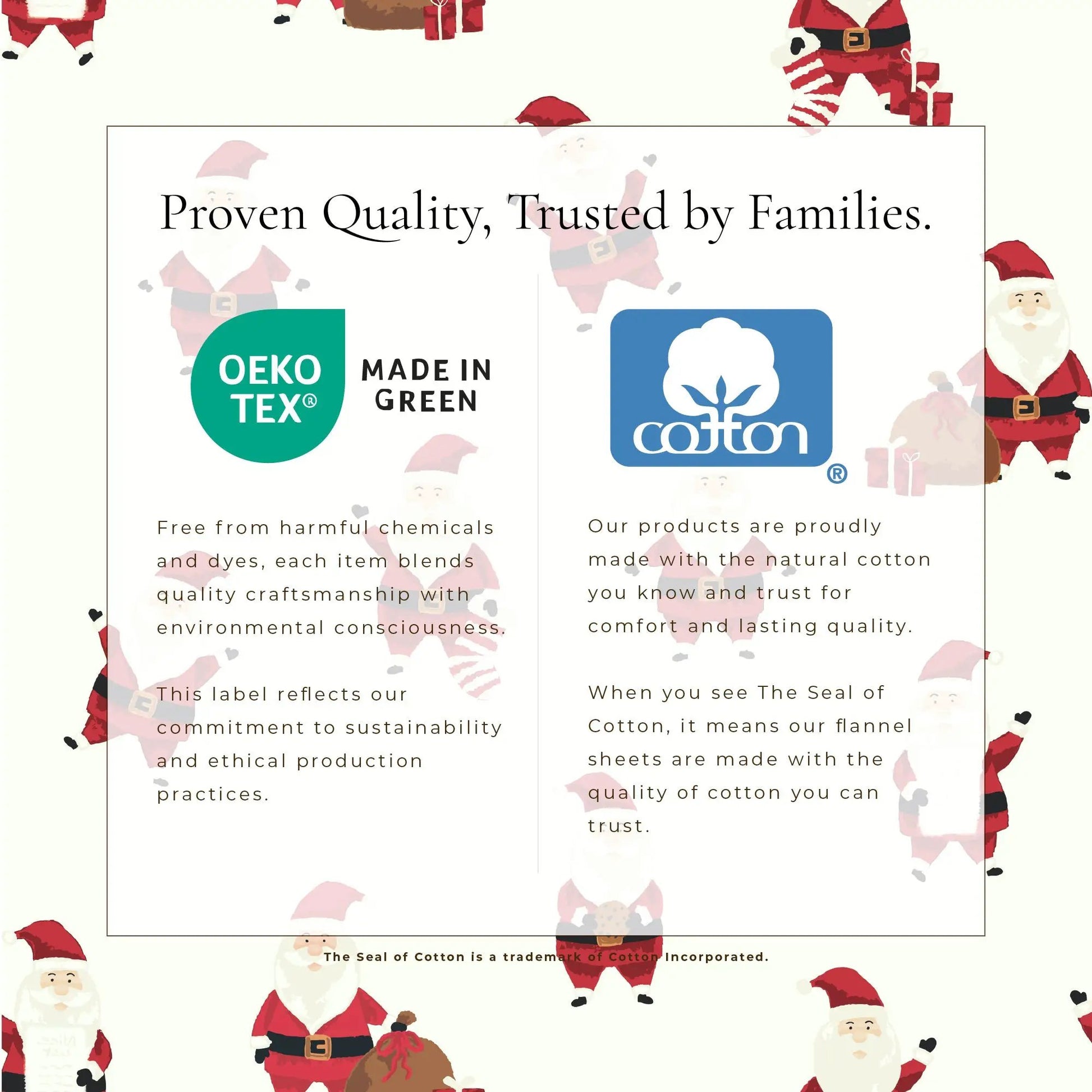 Turkish Cotton Christmas Flannel Sheet Set - Whittaker Collection from PriceLows™