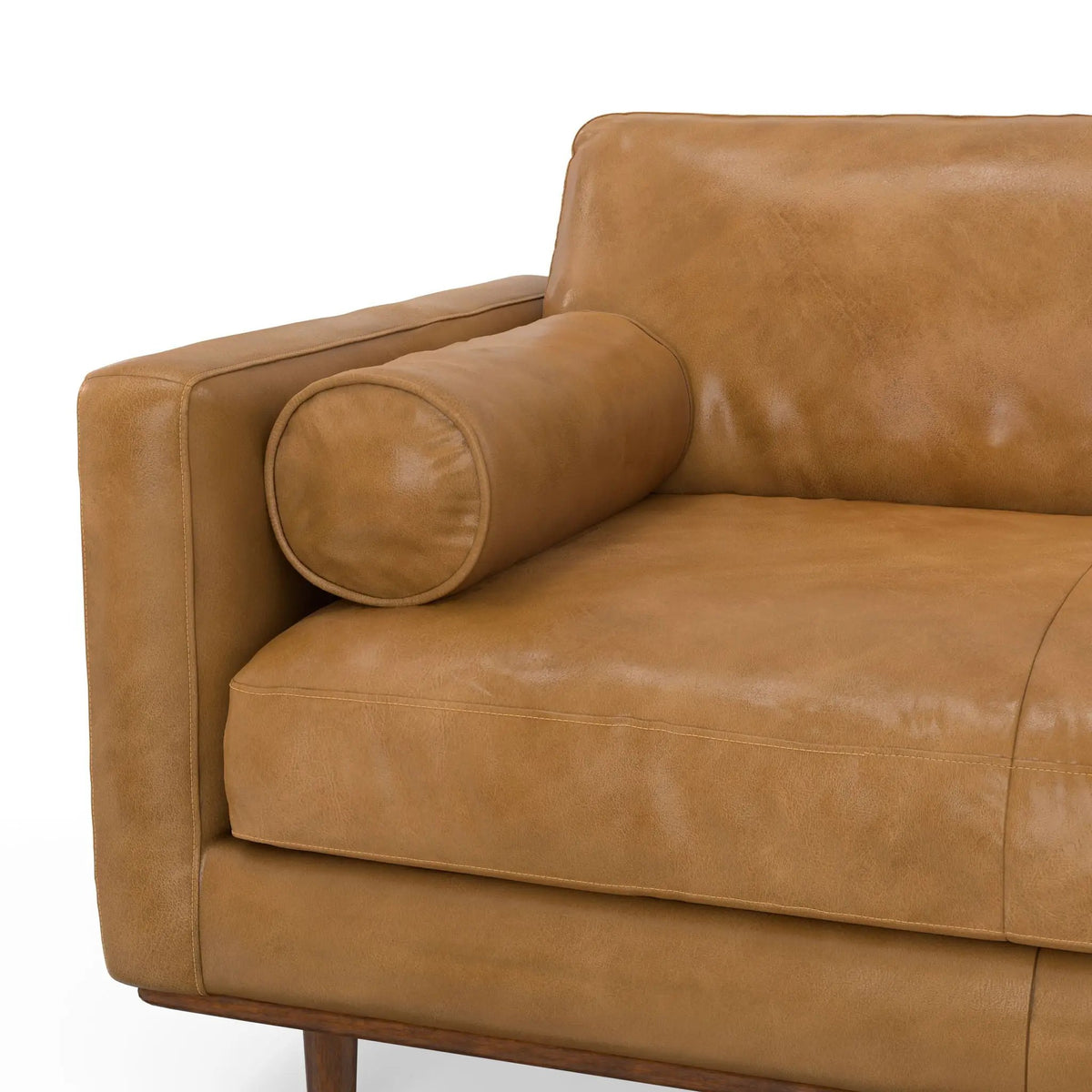 Morrison Upholstered Sofa | Recycled Blend Fabric | Single Bench Seat Cushion | 72 Inch Length