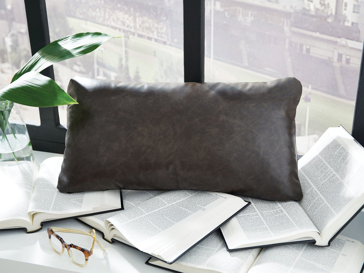 Danvale Pillow | 3 Pieces | Faux Leather | Home