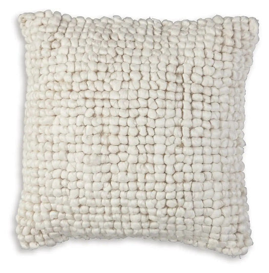 Aavie Throw Pillow | Looped Textured Design | 20 x 20 Inch | Relaxed Style