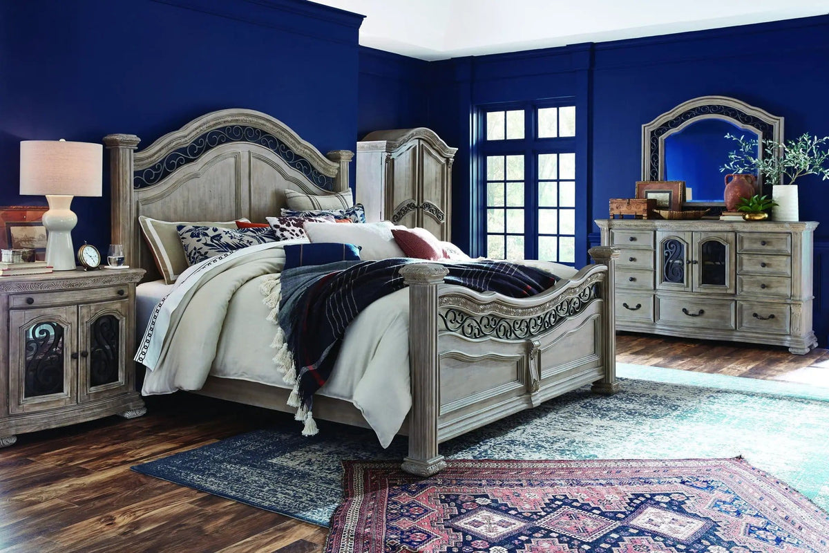 Marisol Panel Bed | 3 Pieces | Bedroom Furniture | Bedroom