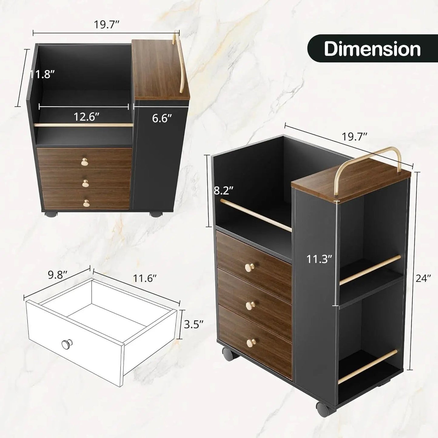 71 Inches Electric Standing Desk Lockable Cabinets from PriceLows™