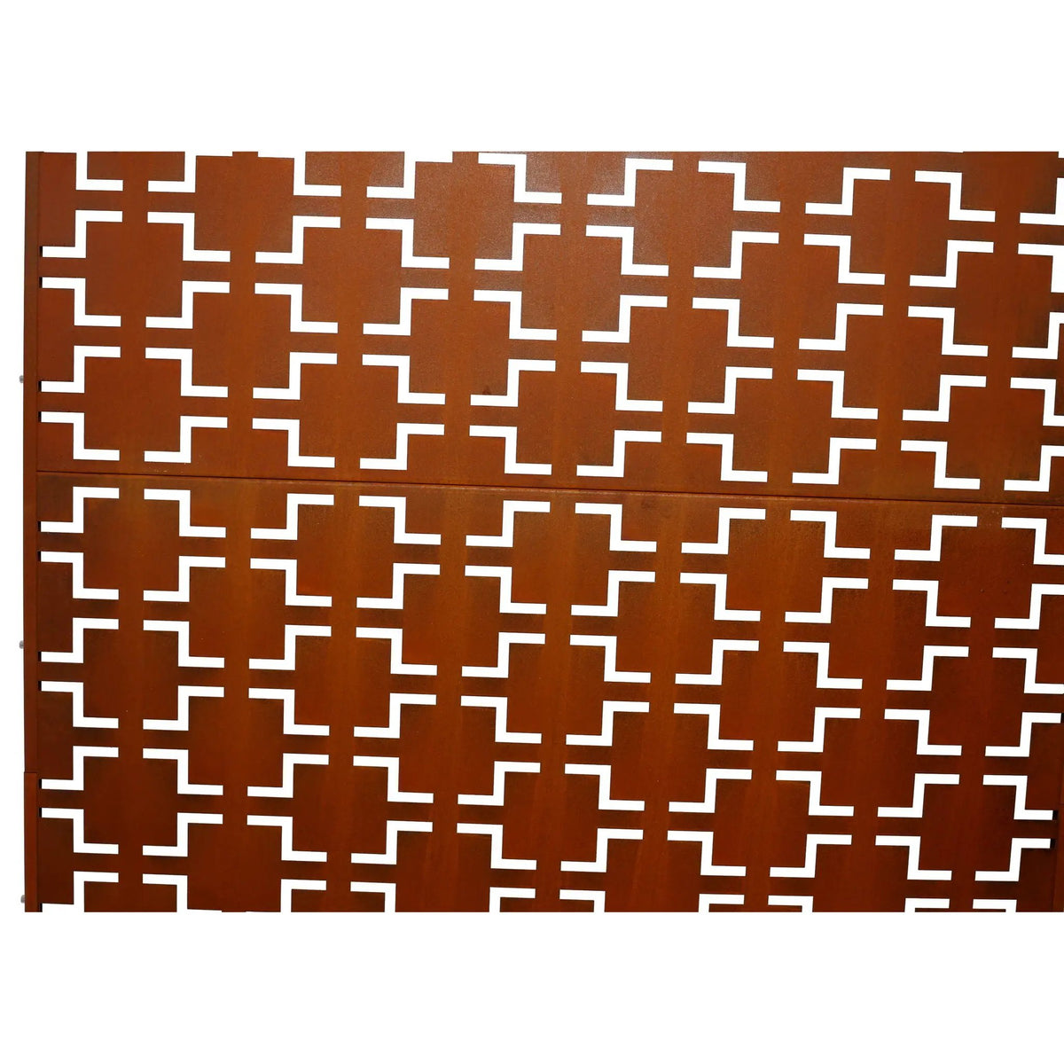 Metal Privacy Screen | Freestanding Divider | Rust Resistant