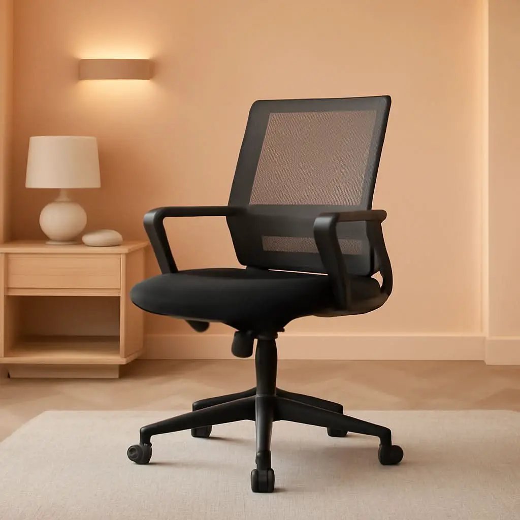 Ergonomic Swivel Chair With Adjustable Lumbar Support from PriceLows™