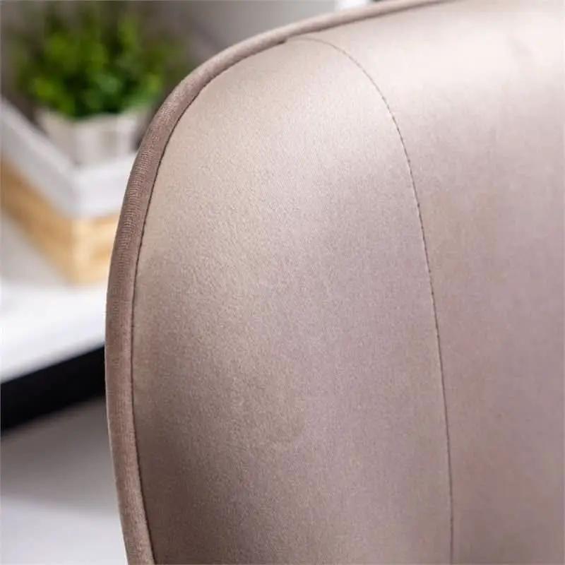 Contemporary Velvet Upholstered Accent Chair Chocolate from PriceLows™