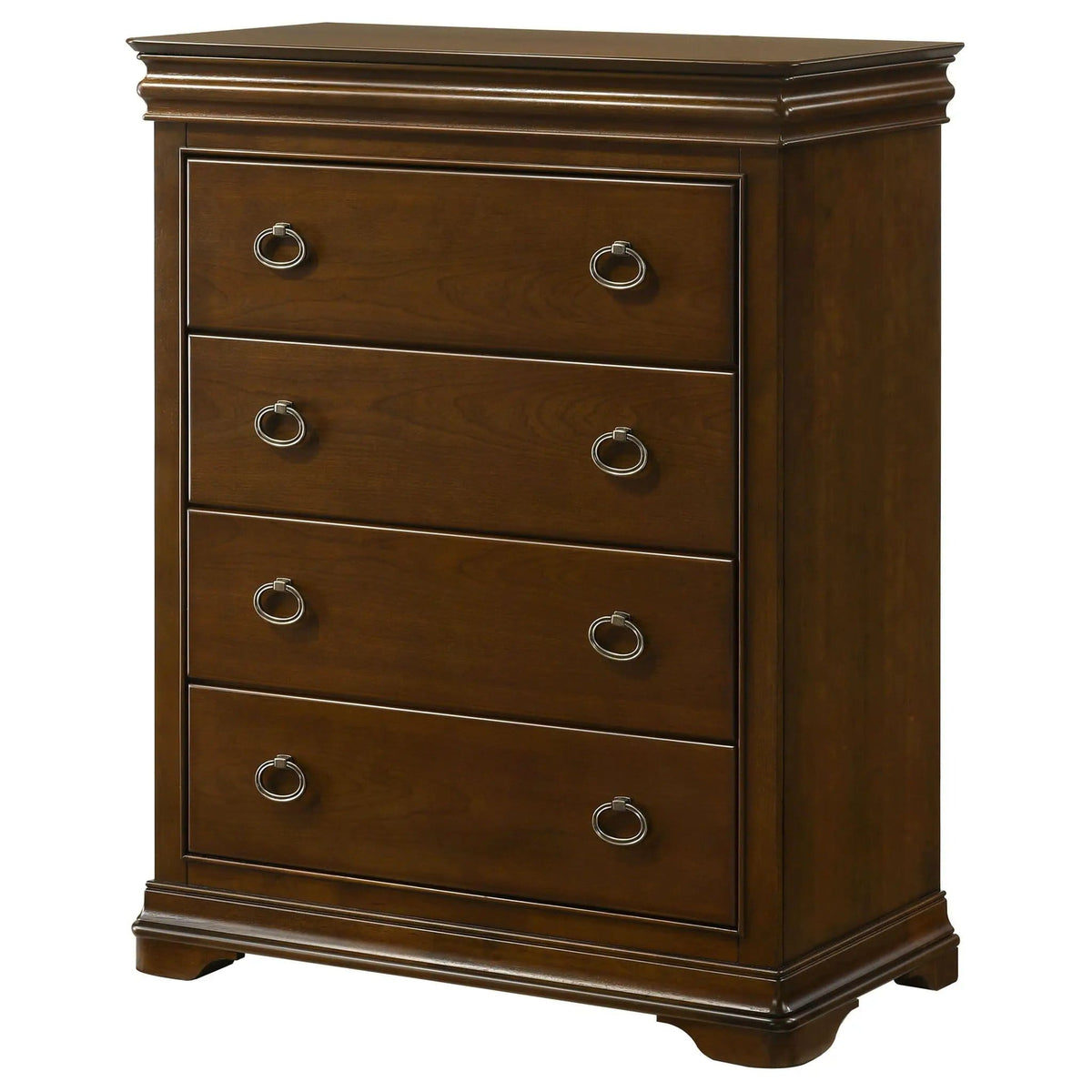 Garland 4-drawer Bedroom Chest of Drawers Brown | 40 x 18.75 x 49.75 in | Cedar | Cherry
