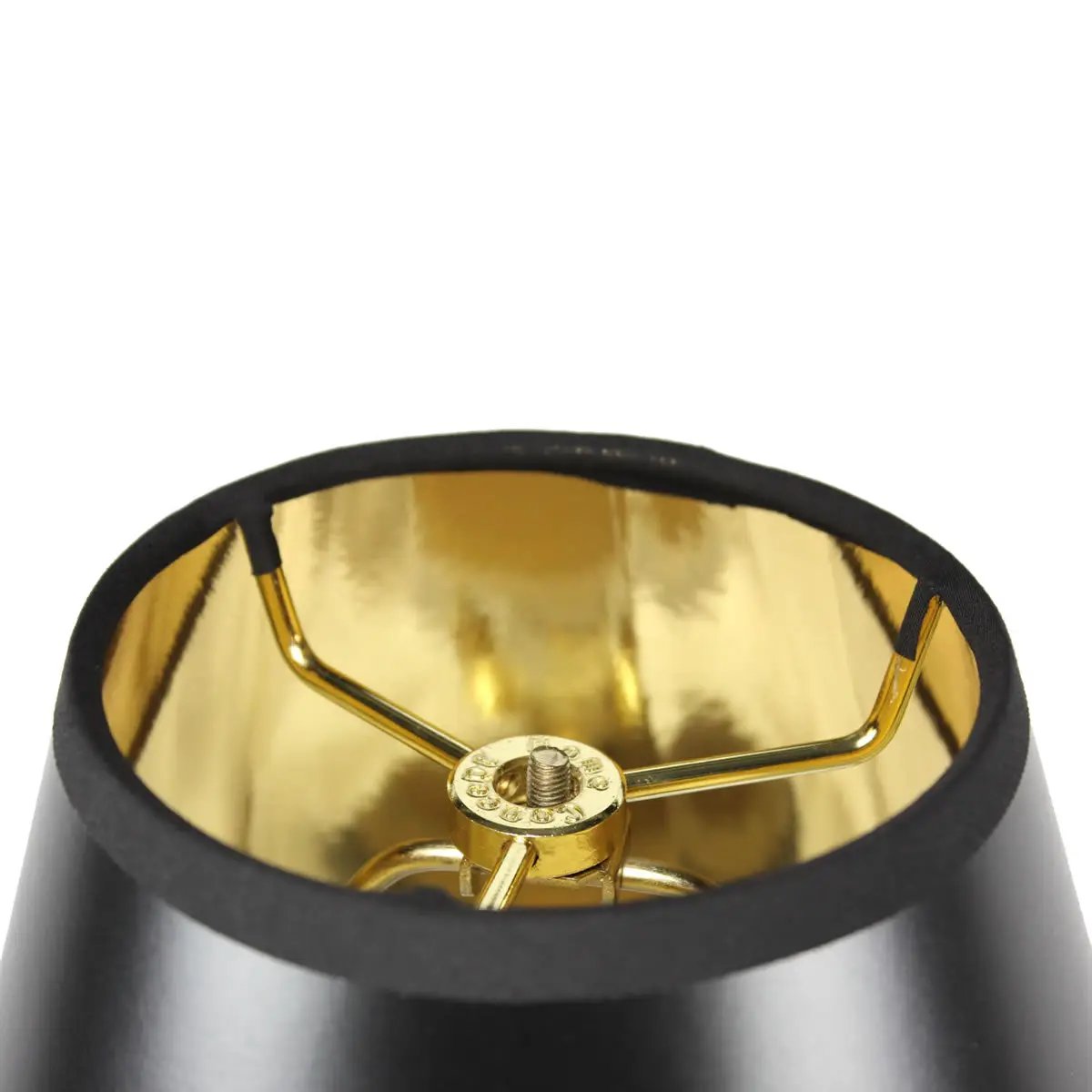 Empire Lampshade | Black Hardback Parchment | 10 Inch Wide X 9 Inch High