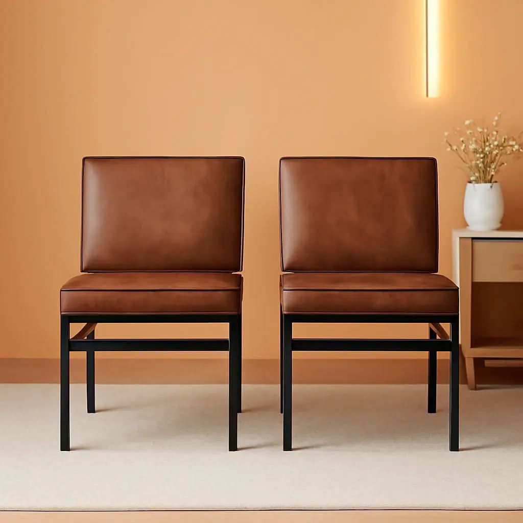 Black Dining Chairs With Removable Cushion Covers French from PriceLows™