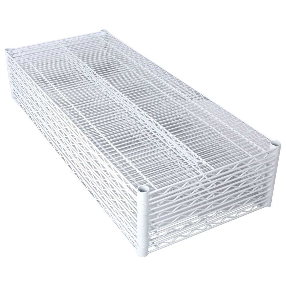 7 Tier Wire Shelving Unit | 2450 Lb Capacity | Adjustable 1 Inch Increments | Wheels Included