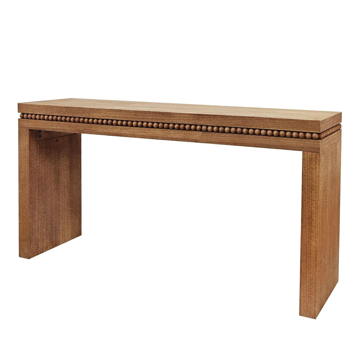 Rustic Wood Console Table | 64 Inch Width | Floating Top Design | Engineered Wood