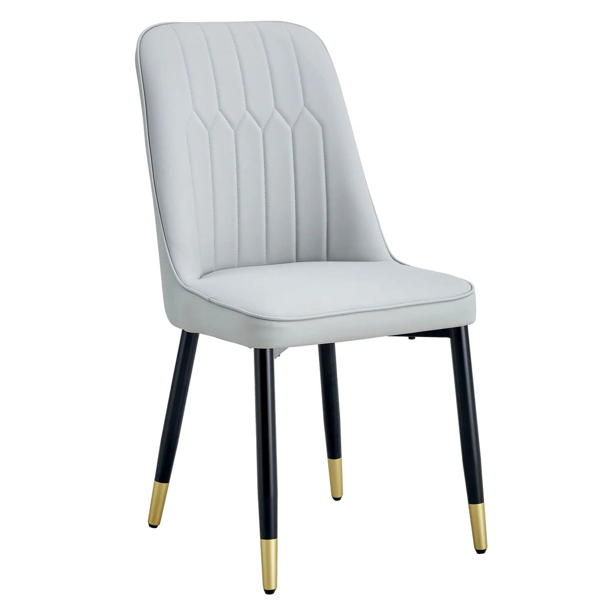 Modern Chair With Metal Legs Chair Set | 2 Pieces | Metal | Dining Room