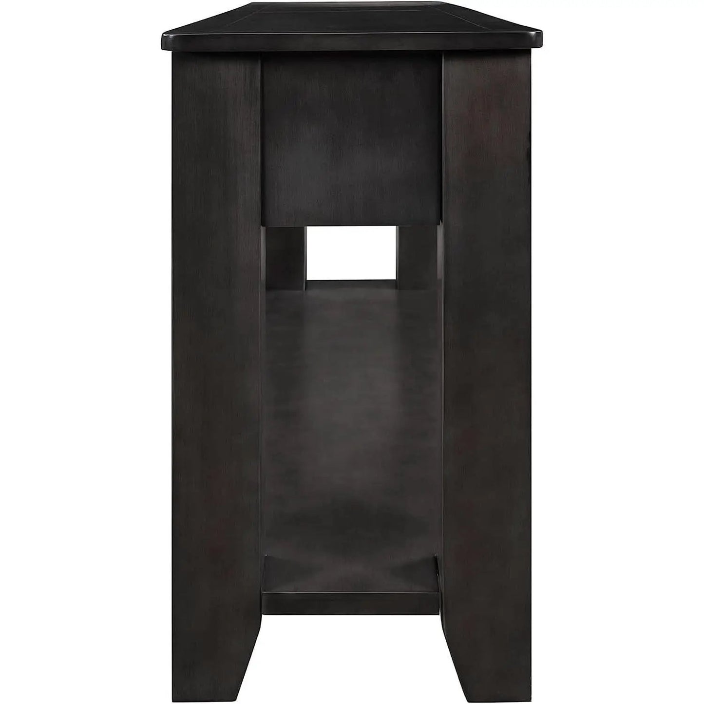 Black Console Table 55In Wide With 3 Drawers And Shelf from PriceLows™