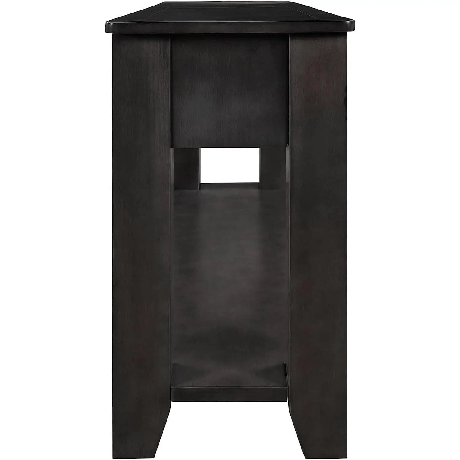 Black Console Table 55In Wide With 3 Drawers And Shelf from PriceLows™