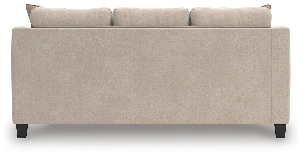 Willarae Queen Sofa Sleeper | 92 x 40 x 40 in | Metal & Wood | Taupe