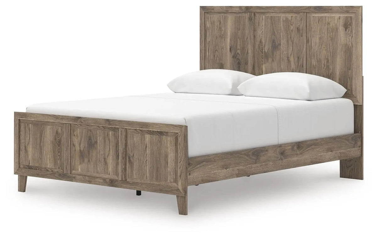 Rusticott Panel Bed | 2 Pieces | Bedroom Furniture | Bedroom