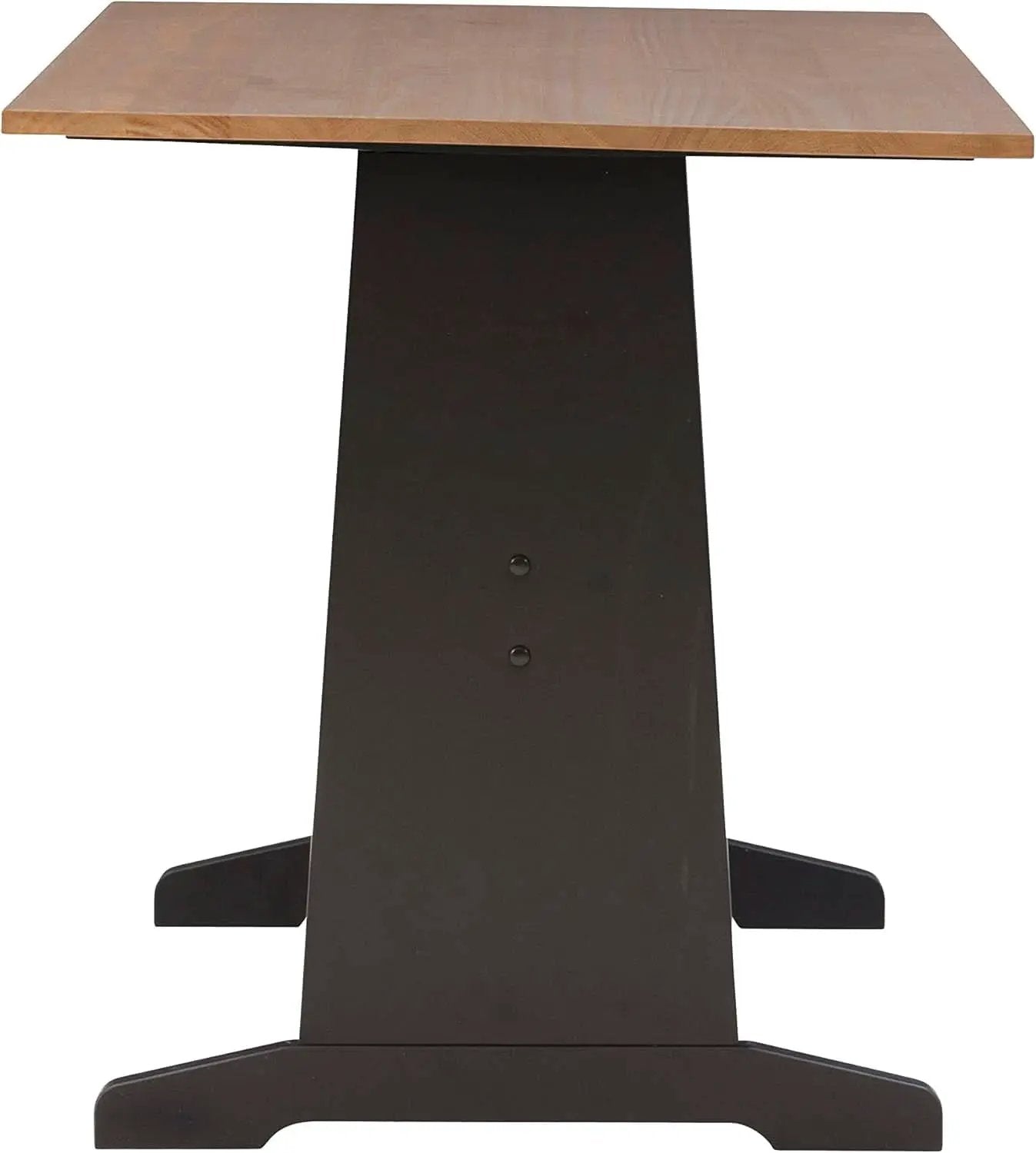 Black Pecan Five Seat Dining Set With Storage Benches from PriceLows™