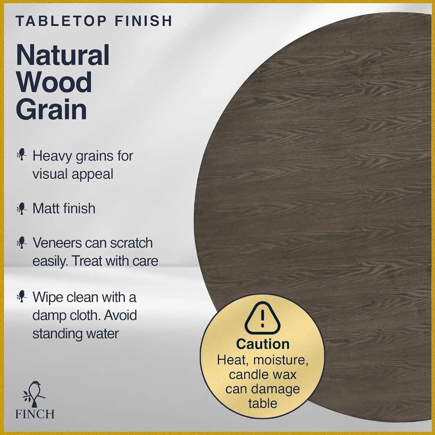 Alfred Round Solid Wood Rustic Dining Table 46.5 Inch Diameter Trestle Pedestal from PriceLows™