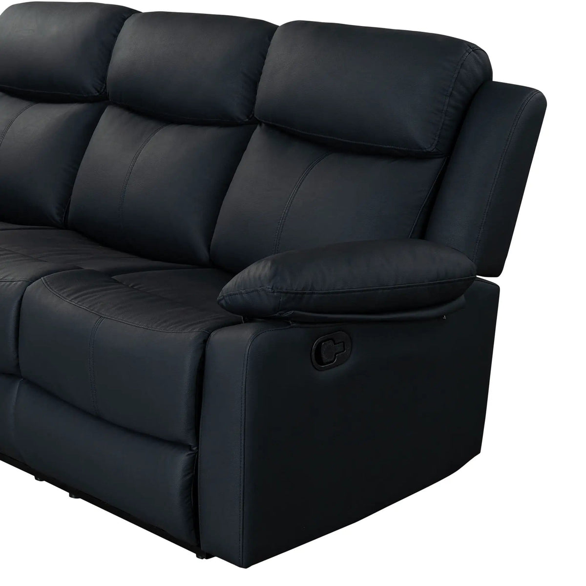 Blanche Reclining Set With LED Lights, Speaker Reclining Sofa & Loveseat | Reclining Sofa & Loveseat | Living Room Furniture | Living Room