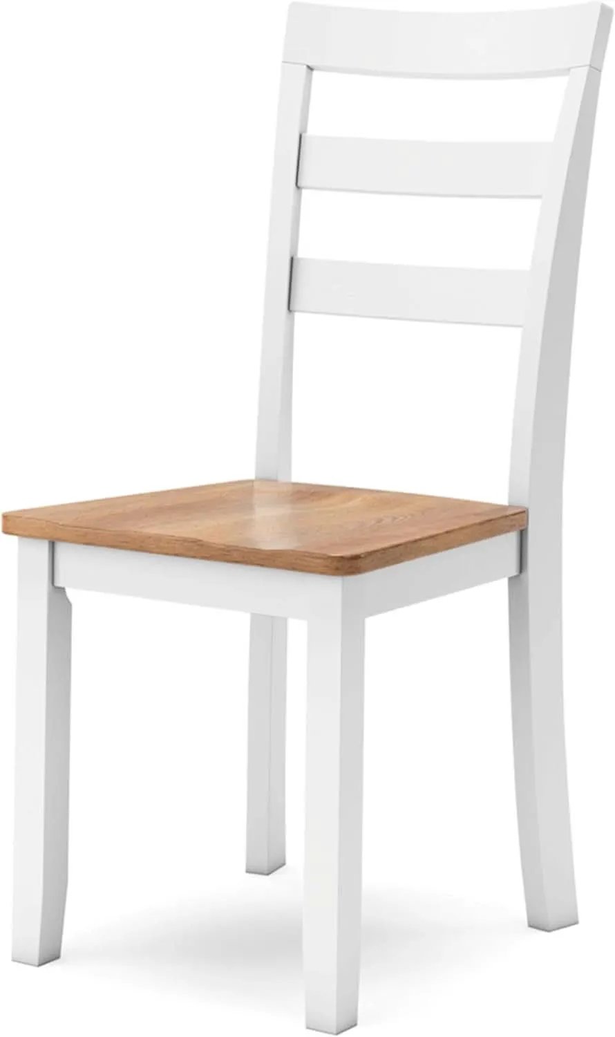 Gesthaven Solid Wood Frame Dining Chair Set White Natural from PriceLows™
