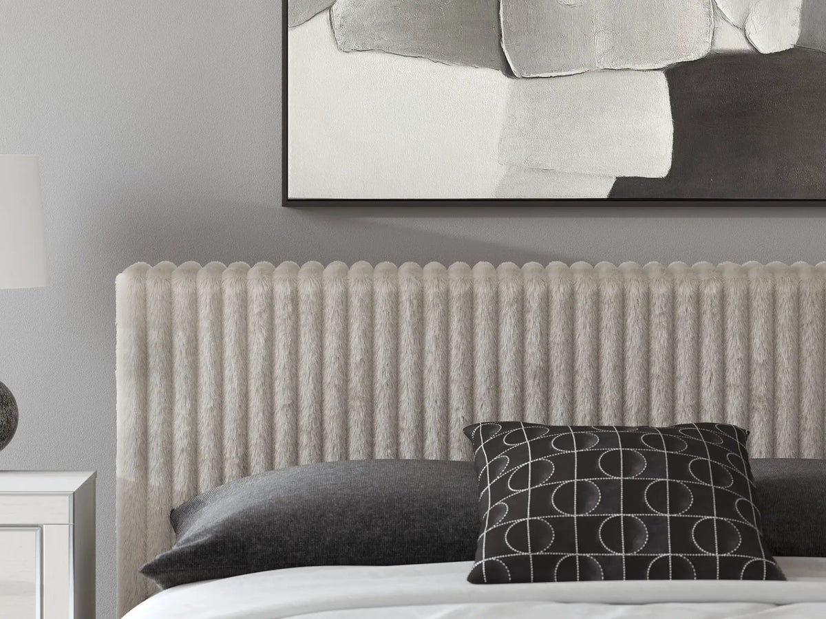 Zuraleus Upholstered Bed | Corded Fabric | Casual Contemporary Style | 91.25 Inch Width