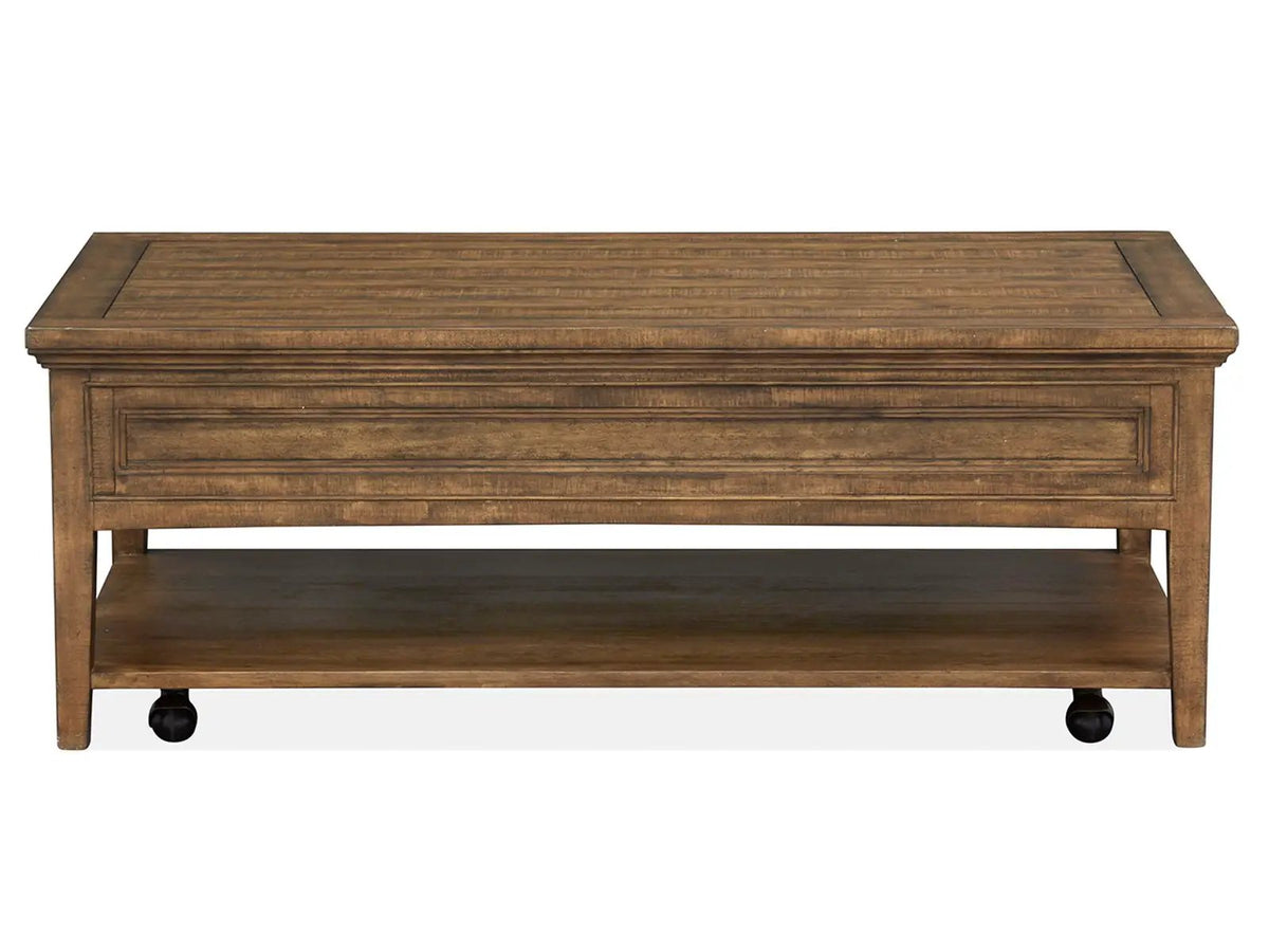 Bay Creek Rectangular End Table | Classic Styling | 26 Inch Width | Stunning Hardware