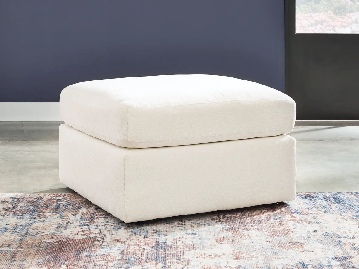 Modmax Oversized Ottoman | 32 Inch Square | Contemporary Style | Low-Maintenance Lounging