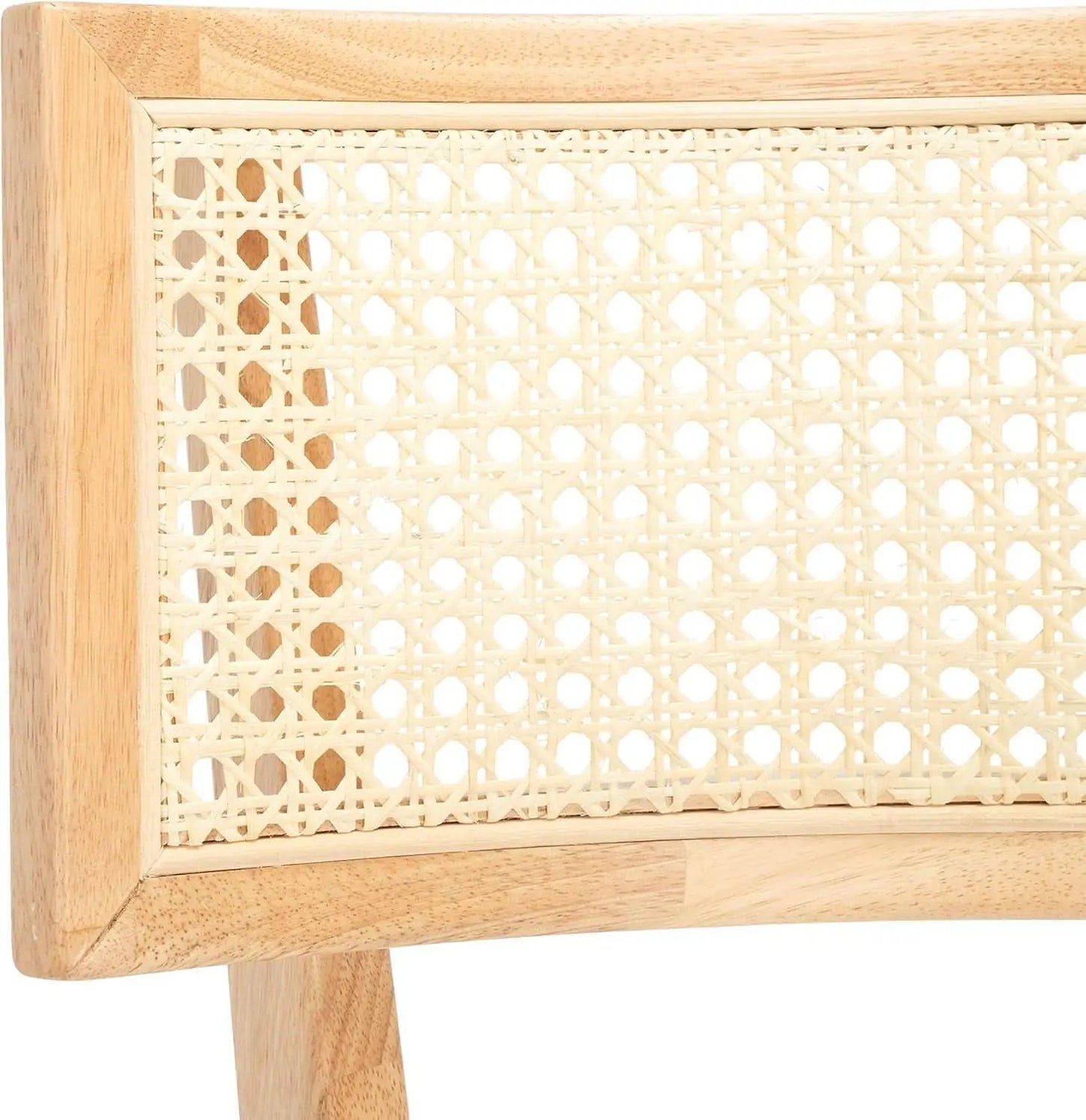 Dining Chair Natural Finish With Cane Detail Cushions from PriceLows™