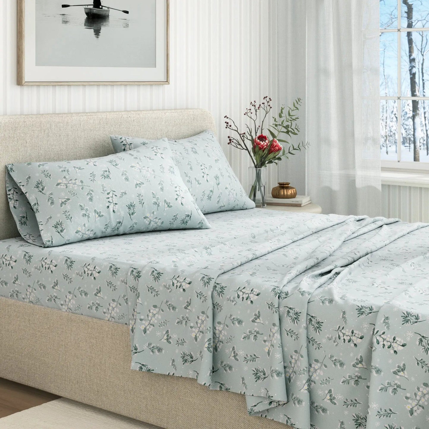 Turkish Cotton Flannel Sheet - Belle Collection from PriceLows™