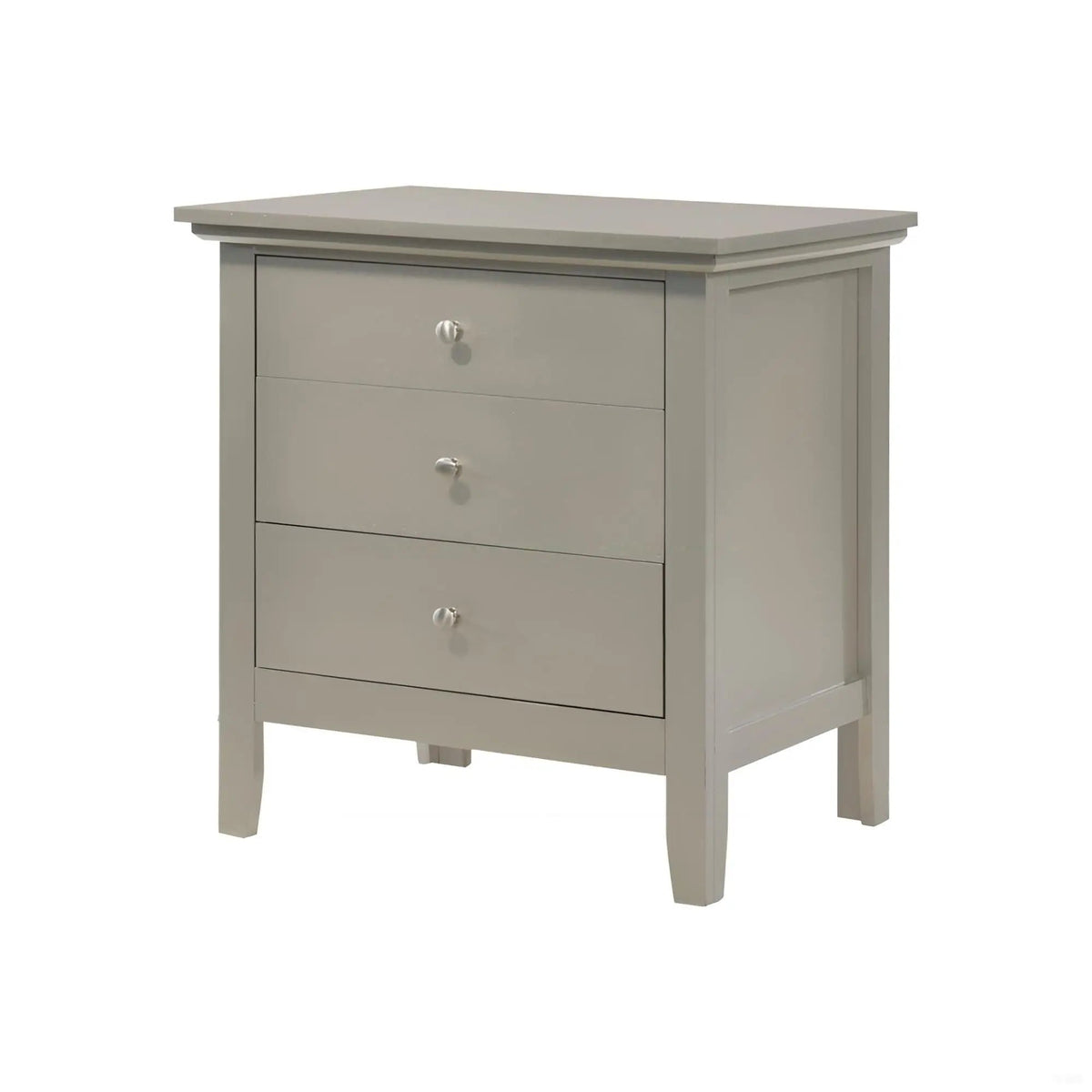 3 Drawer Nightstand | Real Wood Veneer | Dovetail Joints | Fully Assembled