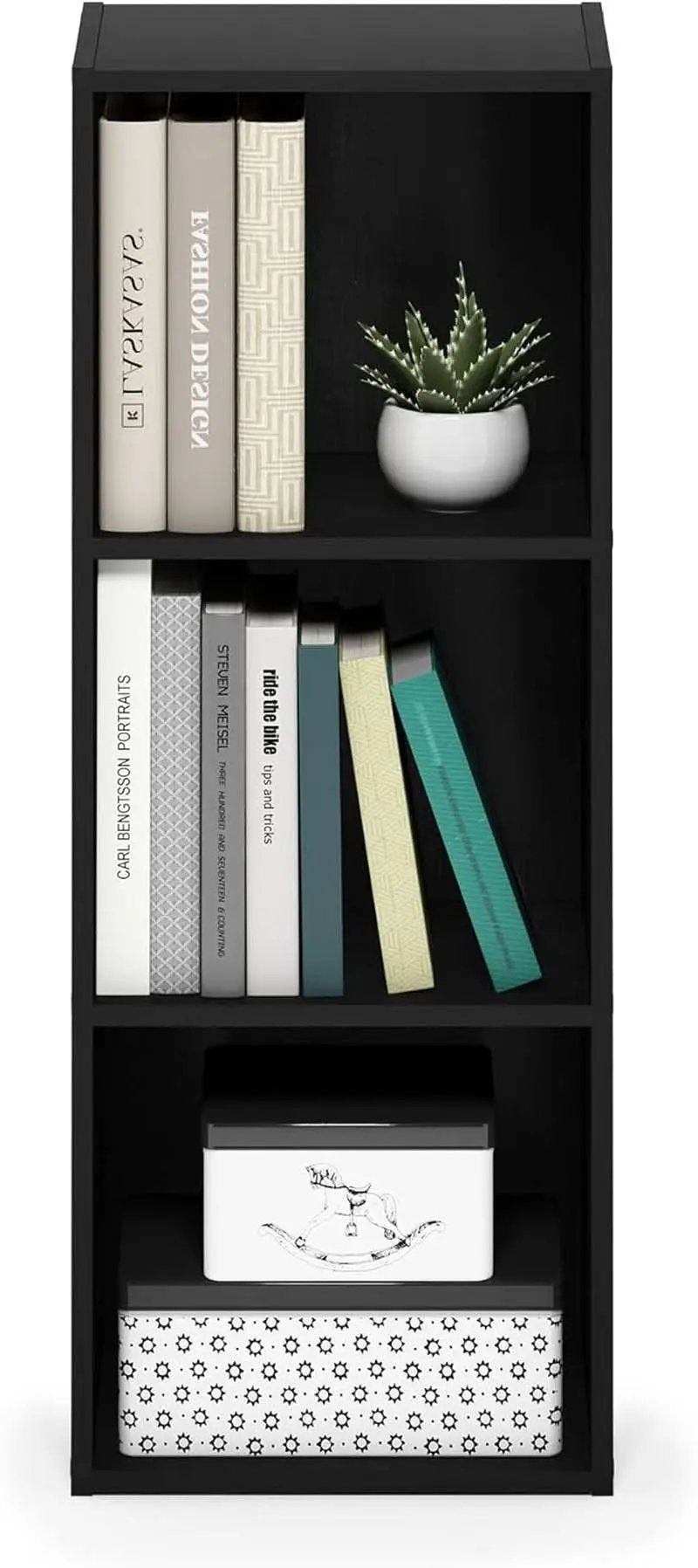 Pasir Open Shelf Bookcase Blackwood No Tool Assembly from PriceLows™