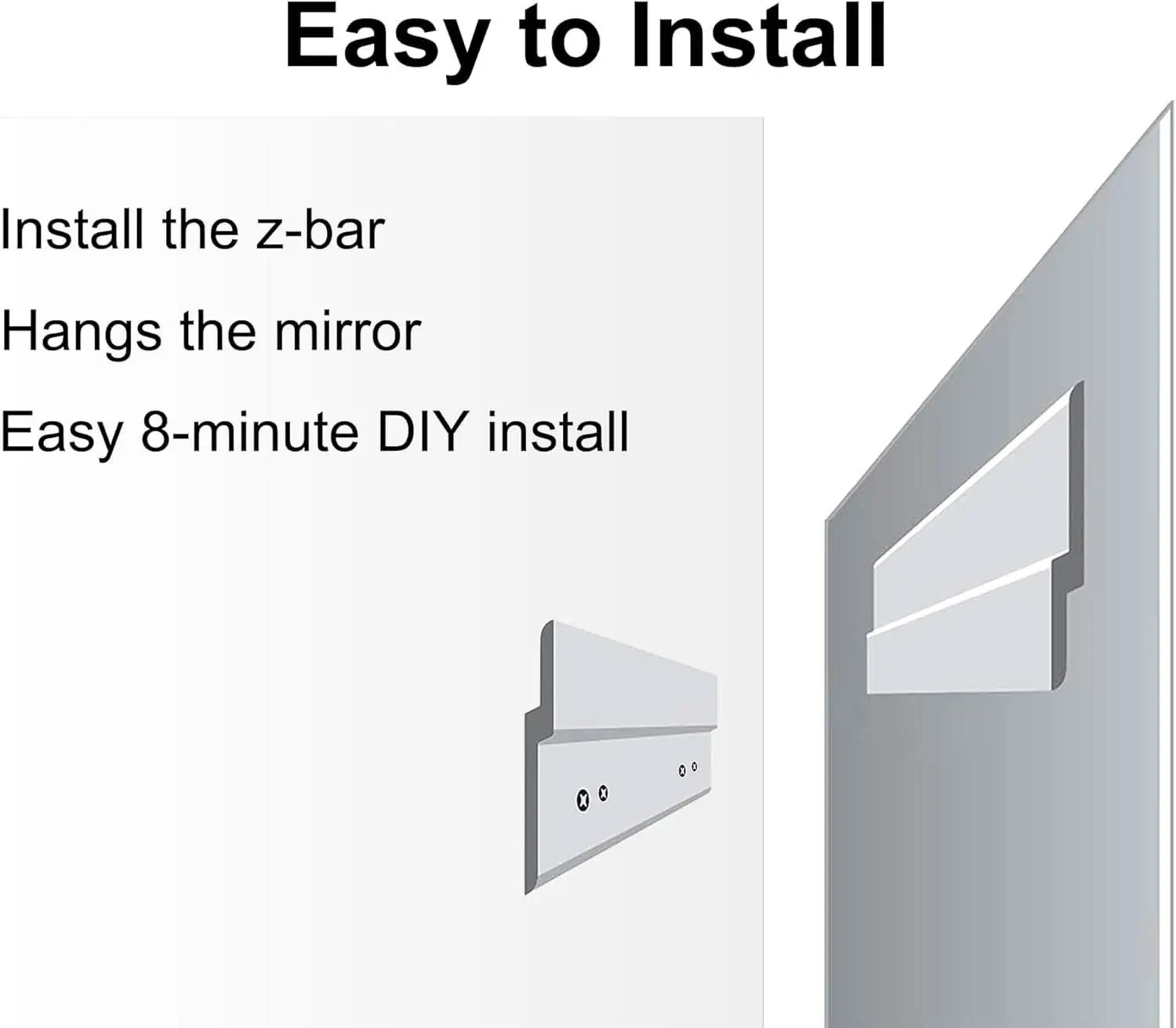 Wall Mirror Frameless 24x32 Bathroom Vanity Decor Accent from PriceLows™