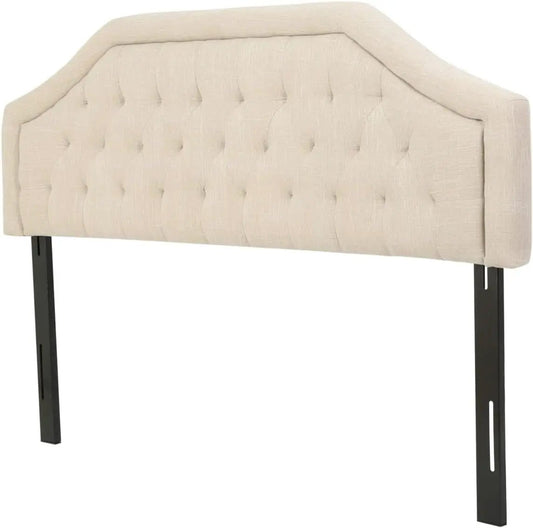 Luxurious Light Beige King Headboard for Elegant Bedrooms from PriceLows™