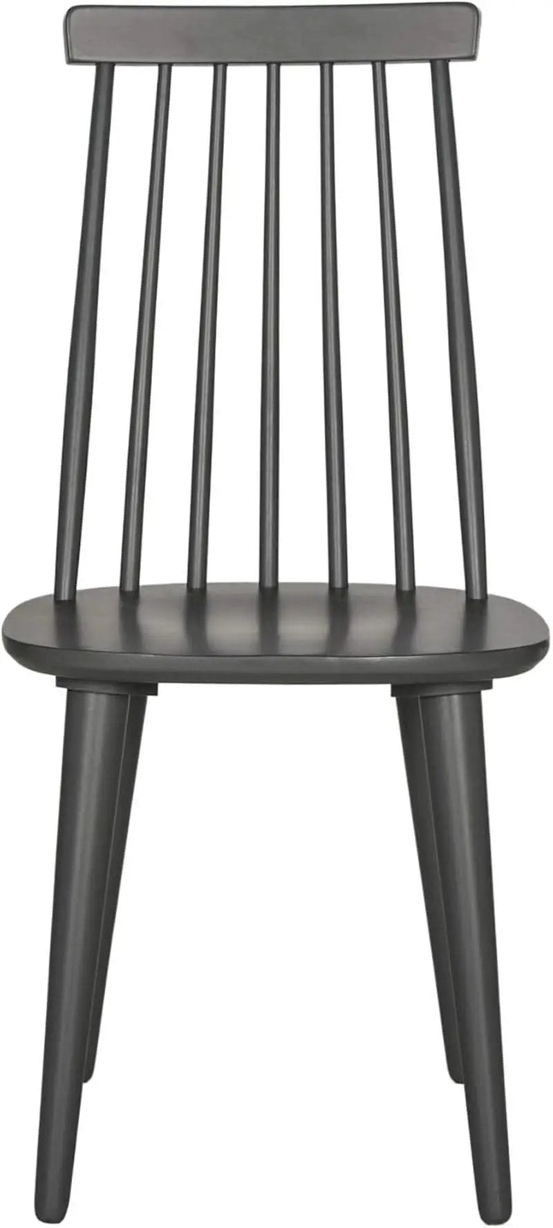 Burris Farmhouse Spindle Side Chair Natural White Set Of 2 from PriceLows™