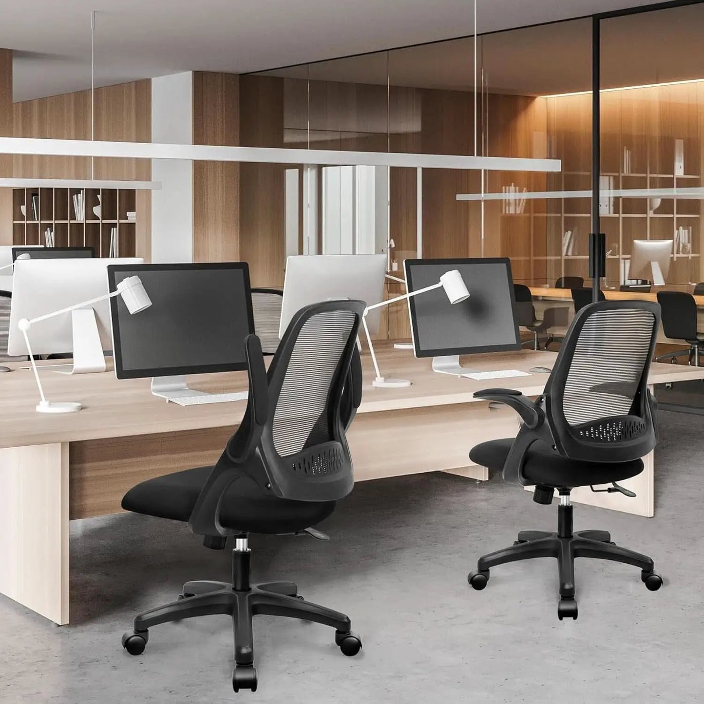 Ergonomic Gaming Chair With Lumbar Support Black Adjustable from PriceLows™