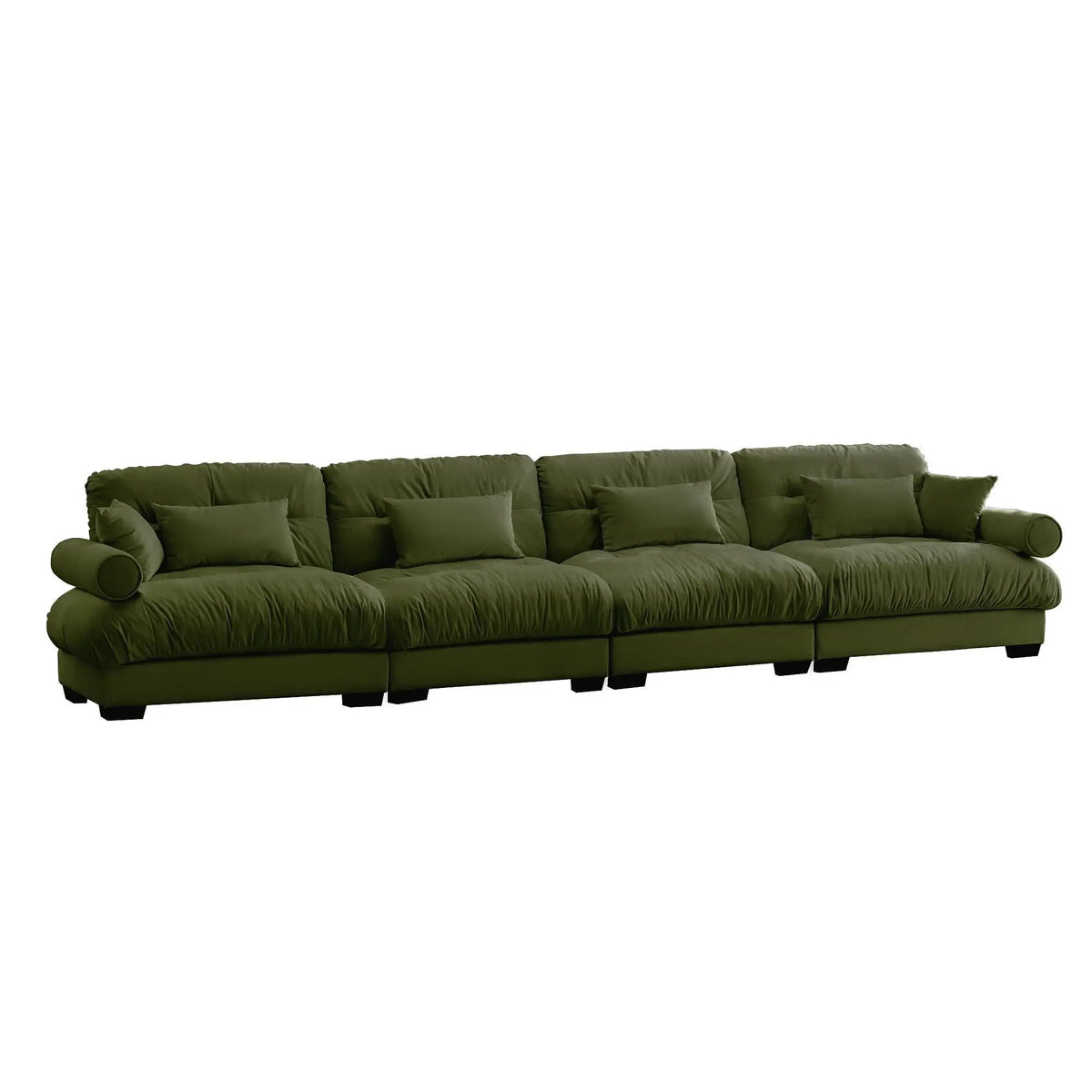 Modular Sectional Sofa | Deep Seat Cushions | Vintage Velvet