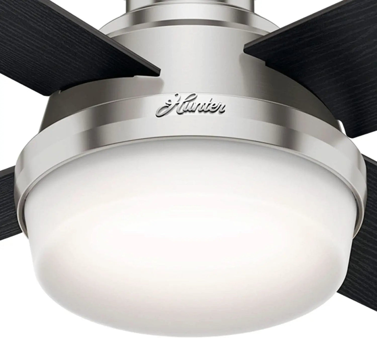 Fan Dempsey 44 Inch Brushed Nickel Ceiling Fan With LED from PriceLows™