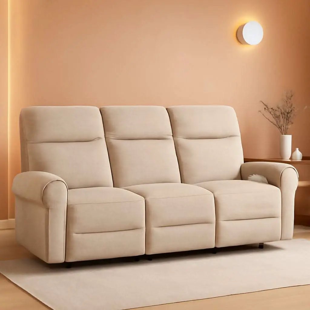 87.8 Inch Wall Hugger Reclining Sofa With Drop Down Table from PriceLows™