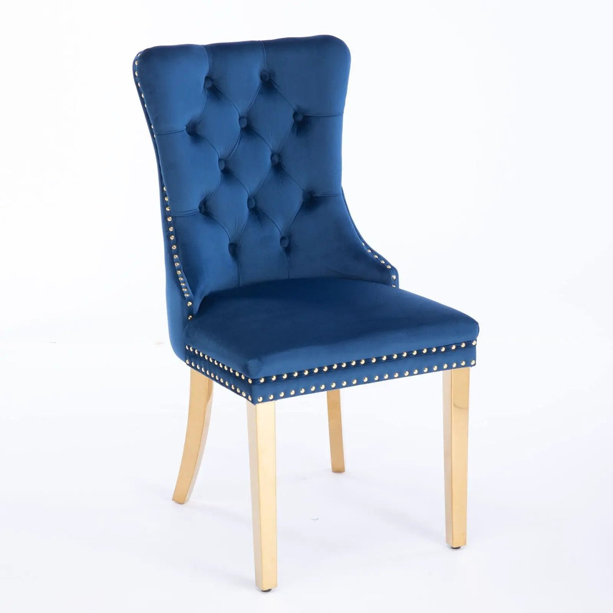 Dining Chair | Tufted Upholstery | Solid Wood Frame | Set Of 2
