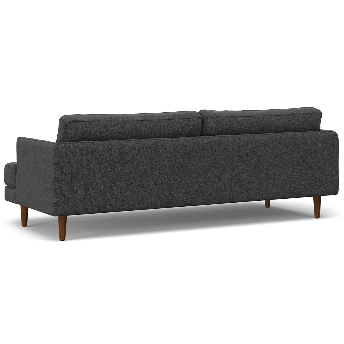 Livingston Upholstered Sofa | Genuine Aniline Leather | 7 Inch Thick Cushions | 76 Inch Length